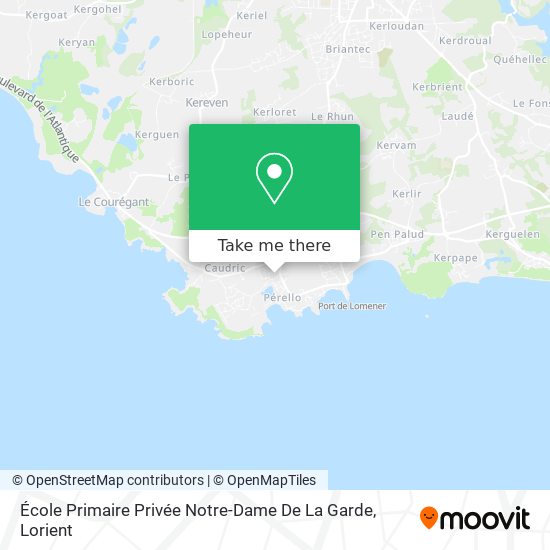 Mapa École Primaire Privée Notre-Dame De La Garde