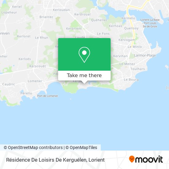 Résidence De Loisirs De Kerguélen map