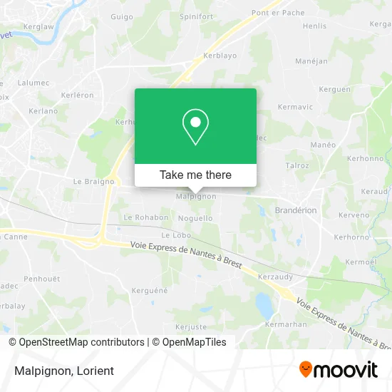 Malpignon map