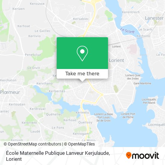 École Maternelle Publique Lanveur Kerjulaude map
