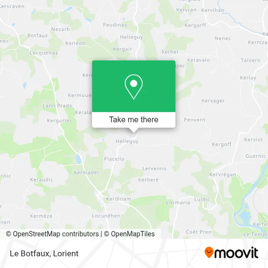Le Botfaux map