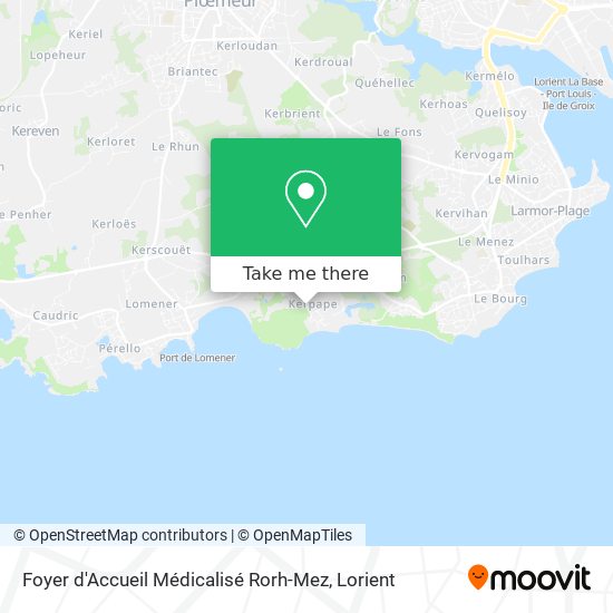 Foyer d'Accueil Médicalisé Rorh-Mez map