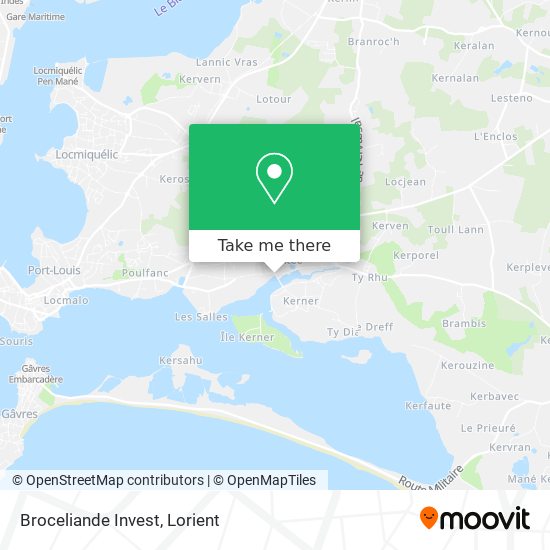 Broceliande Invest map