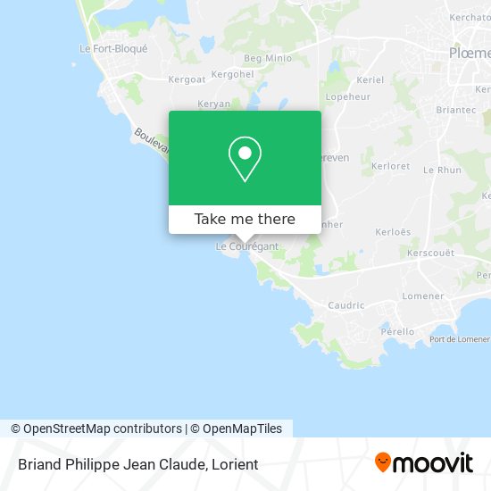 Briand Philippe Jean Claude map