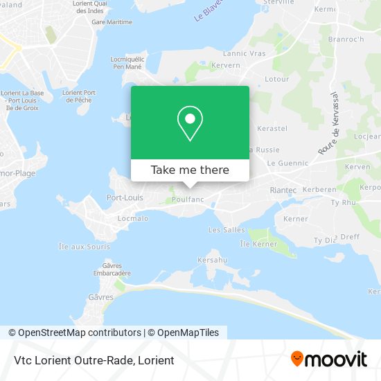Vtc Lorient Outre-Rade map