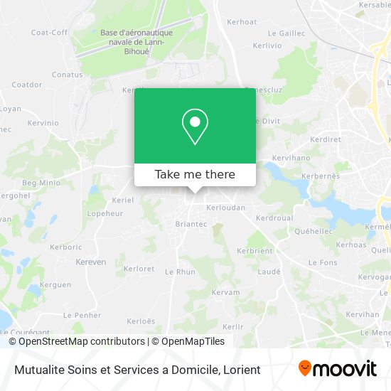 Mutualite Soins et Services a Domicile map