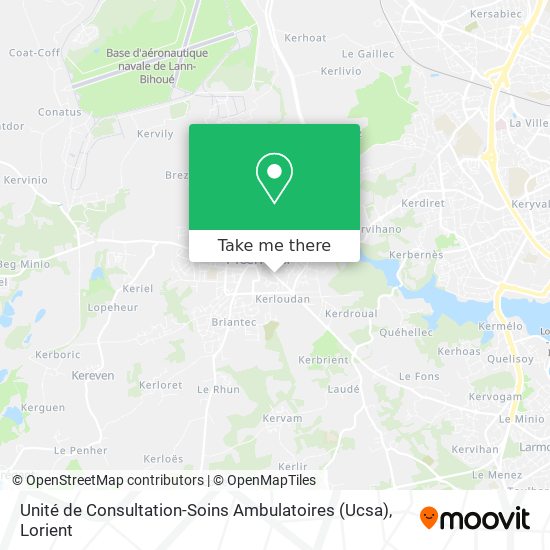 Unité de Consultation-Soins Ambulatoires (Ucsa) map