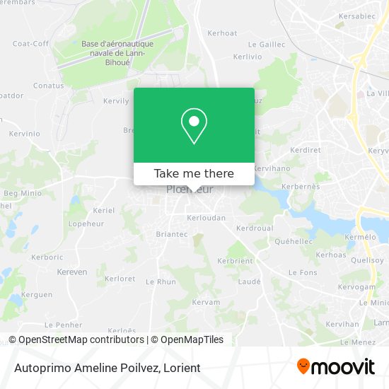 Autoprimo Ameline Poilvez map