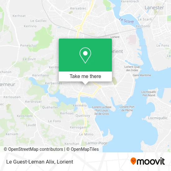 Le Guest-Leman Alix map