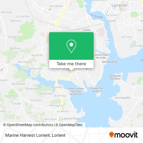 Marine Harvest Lorient map