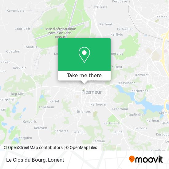 Le Clos du Bourg map