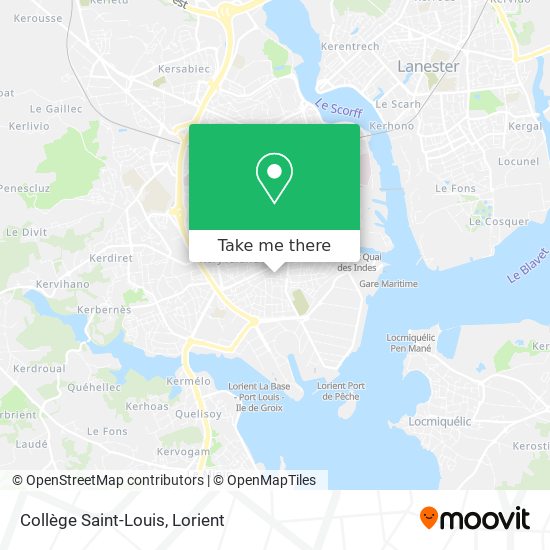 Collège Saint-Louis map