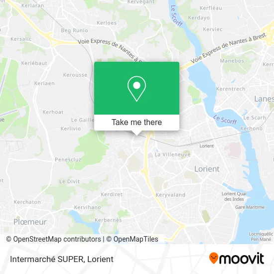 Intermarché SUPER map