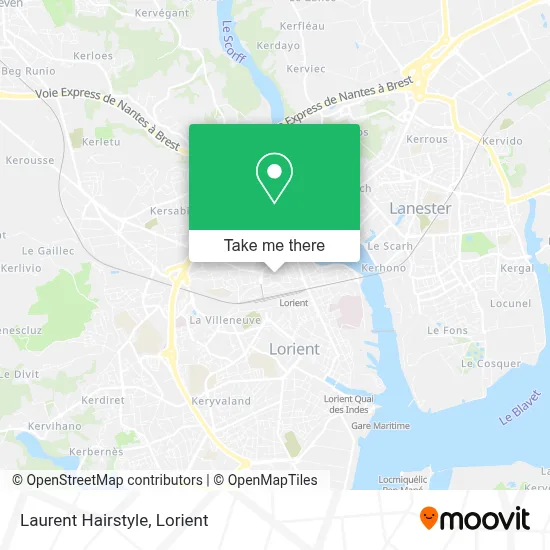 Laurent Coiffure map