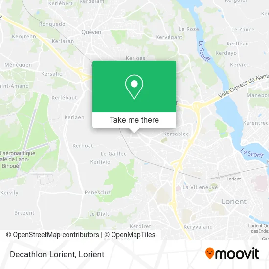 Decathlon Lorient map