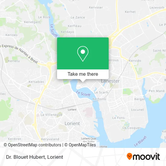 Dr. Blouet Hubert map