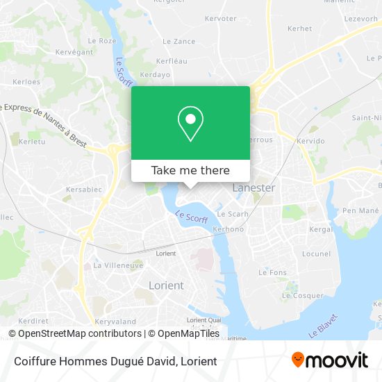Coiffure Hommes Dugué David map