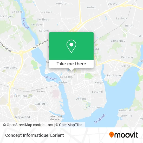 Concept Informatique map