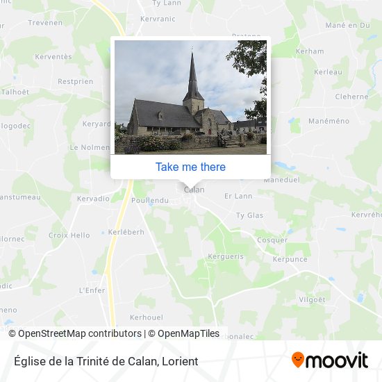 Église de la Trinité de Calan map