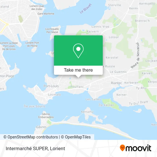 Intermarché SUPER map