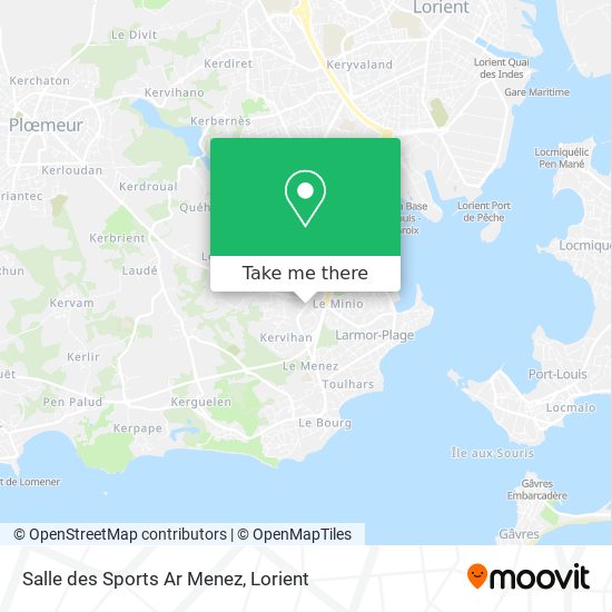 Salle des Sports Ar Menez map