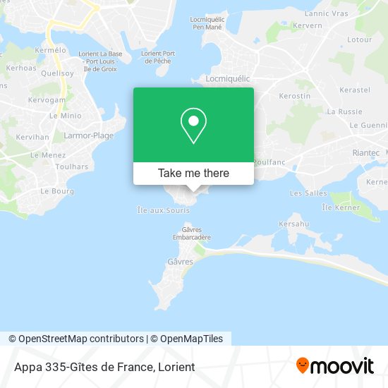 Mapa Appa 335-Gîtes de France