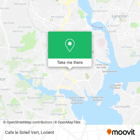 Cafe le Soleil Vert map