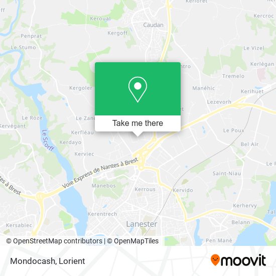 Mondocash map