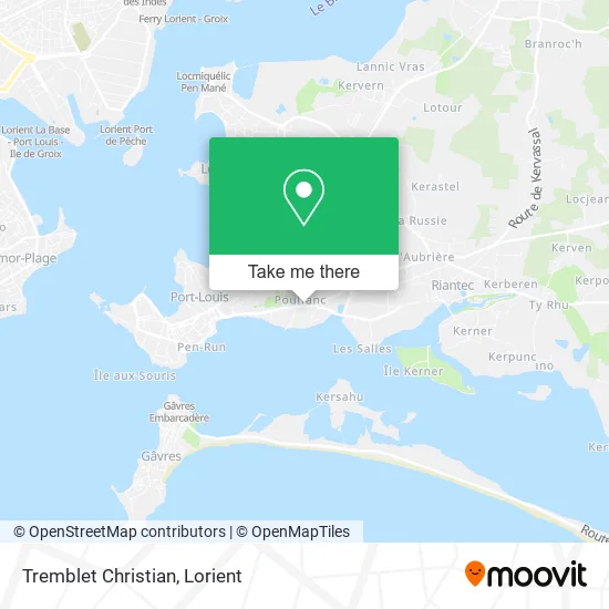 Tremblet Christian map