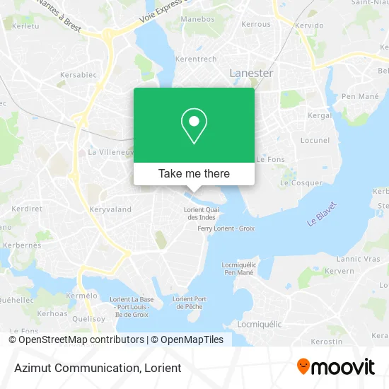 Azimut Communication map