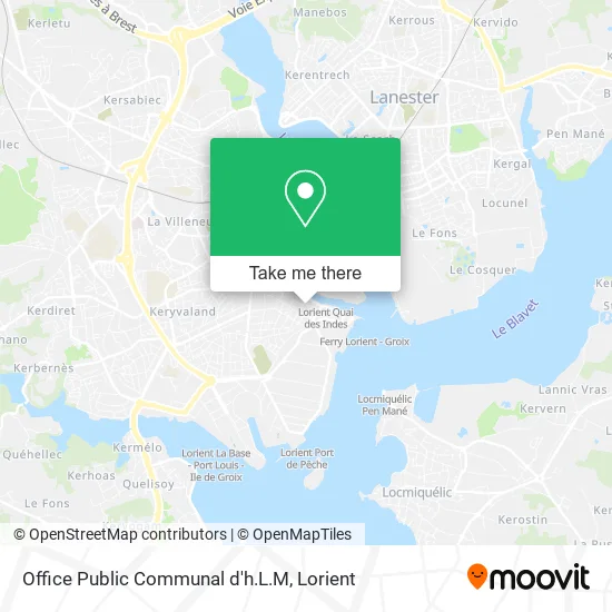 Office Public Communal d'h.L.M map