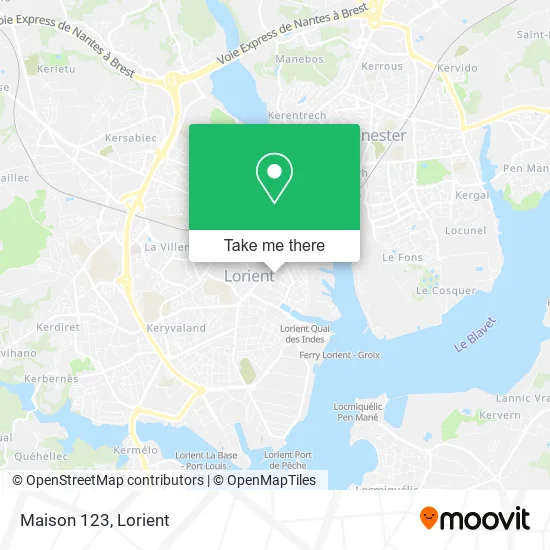 Maison 123 map