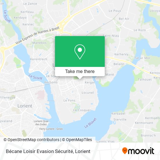 Bécane Loisir Evasion Sécurité map