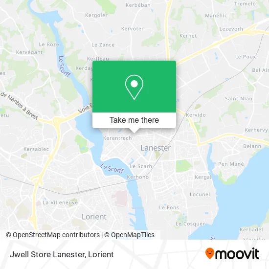 Jwell Store Lanester map