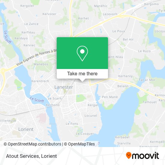 Atout Services map