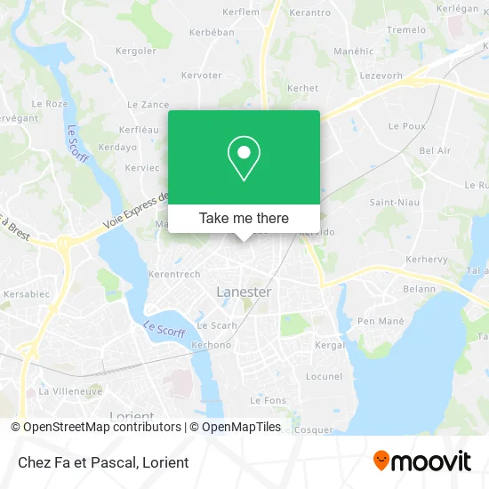 Chez Fa et Pascal map