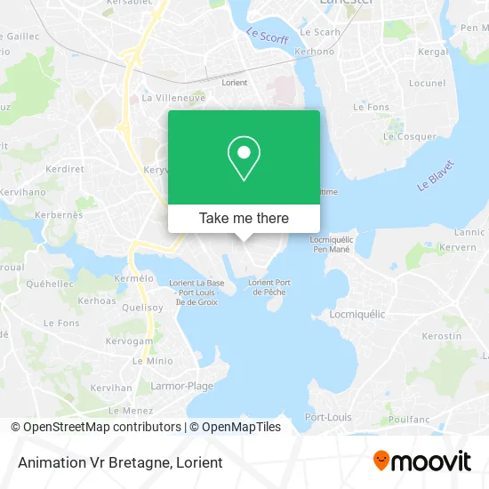 Animation Vr Bretagne map
