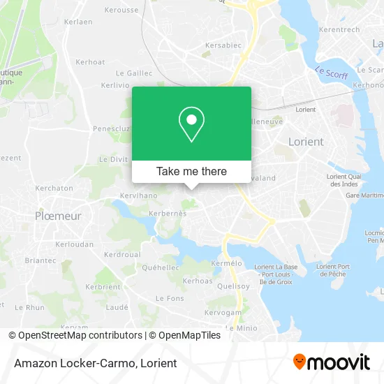 Amazon Locker-Carmo map