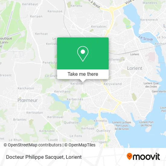 Docteur Philippe Sacquet map