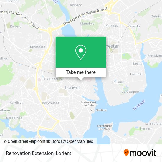 Renovation Extension map