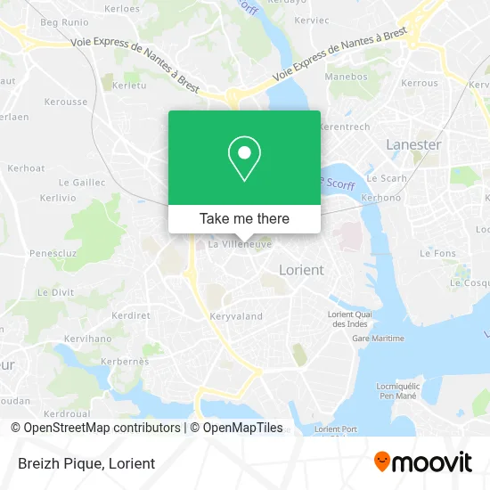 Breizh Pique map