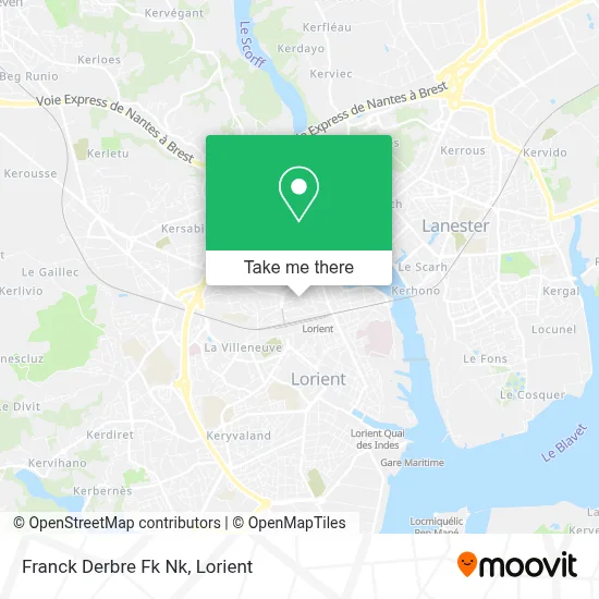 Franck Derbre Fk Nk map