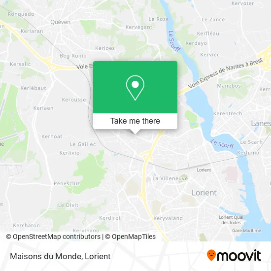 Maisons du Monde map