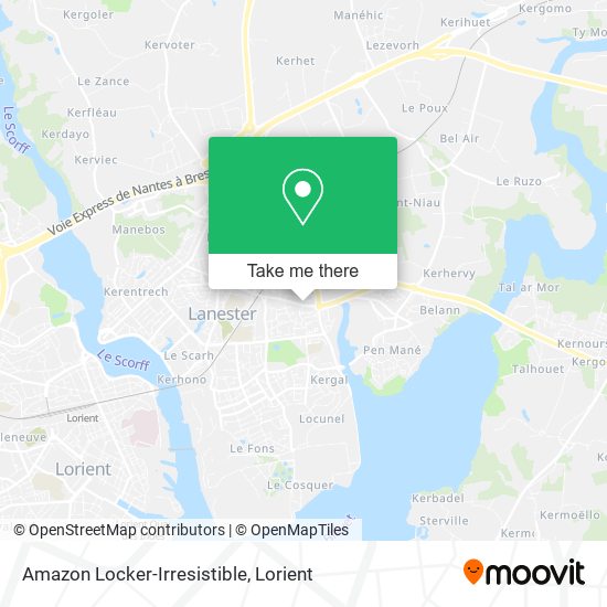 Amazon Locker-Irresistible map