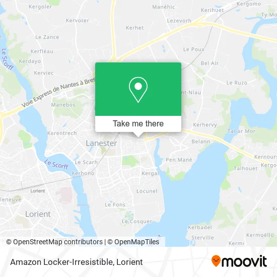 Amazon Locker-Irresistible map