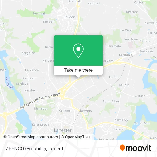 ZEENCO e-mobility map