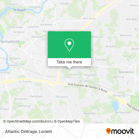 Atlantic Cintrage map