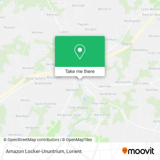 Mapa Amazon Locker-Ununtrium
