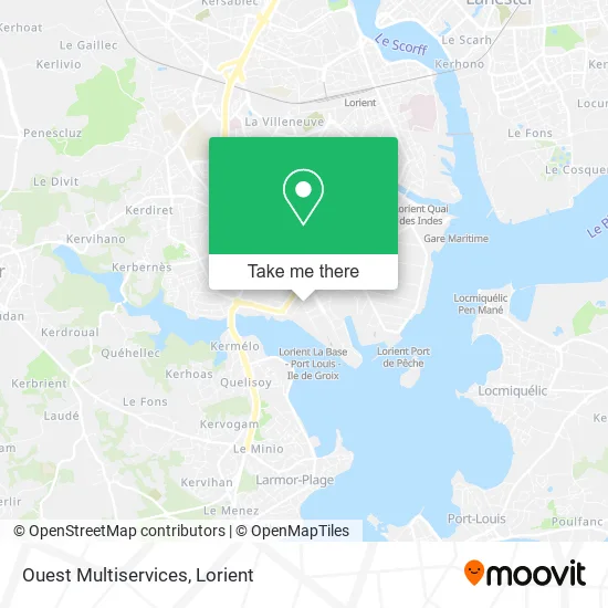 Ouest Multiservices map