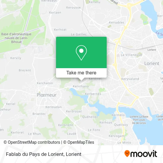Fablab du Pays de Lorient map